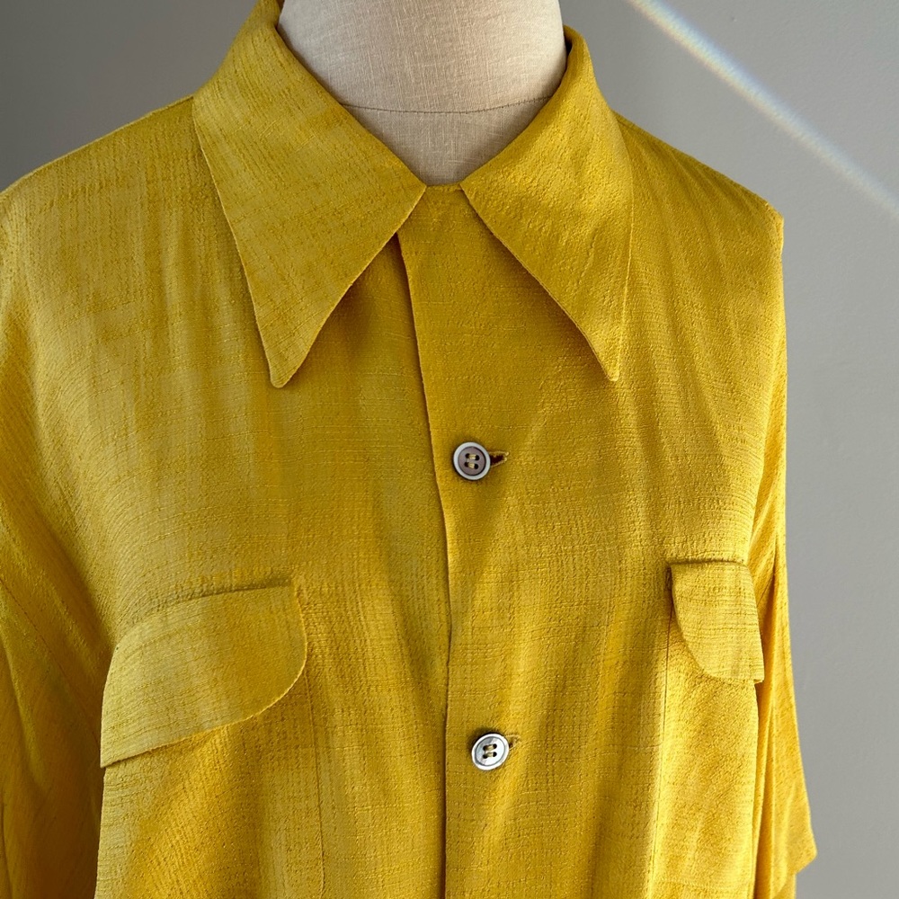 Vintage Oversized Yellow shirt